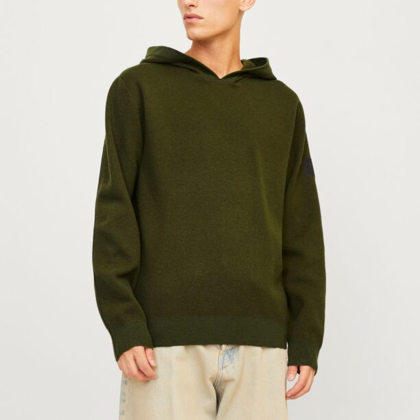 JACK & JONES Pulover 'JCOAero'  verde închis