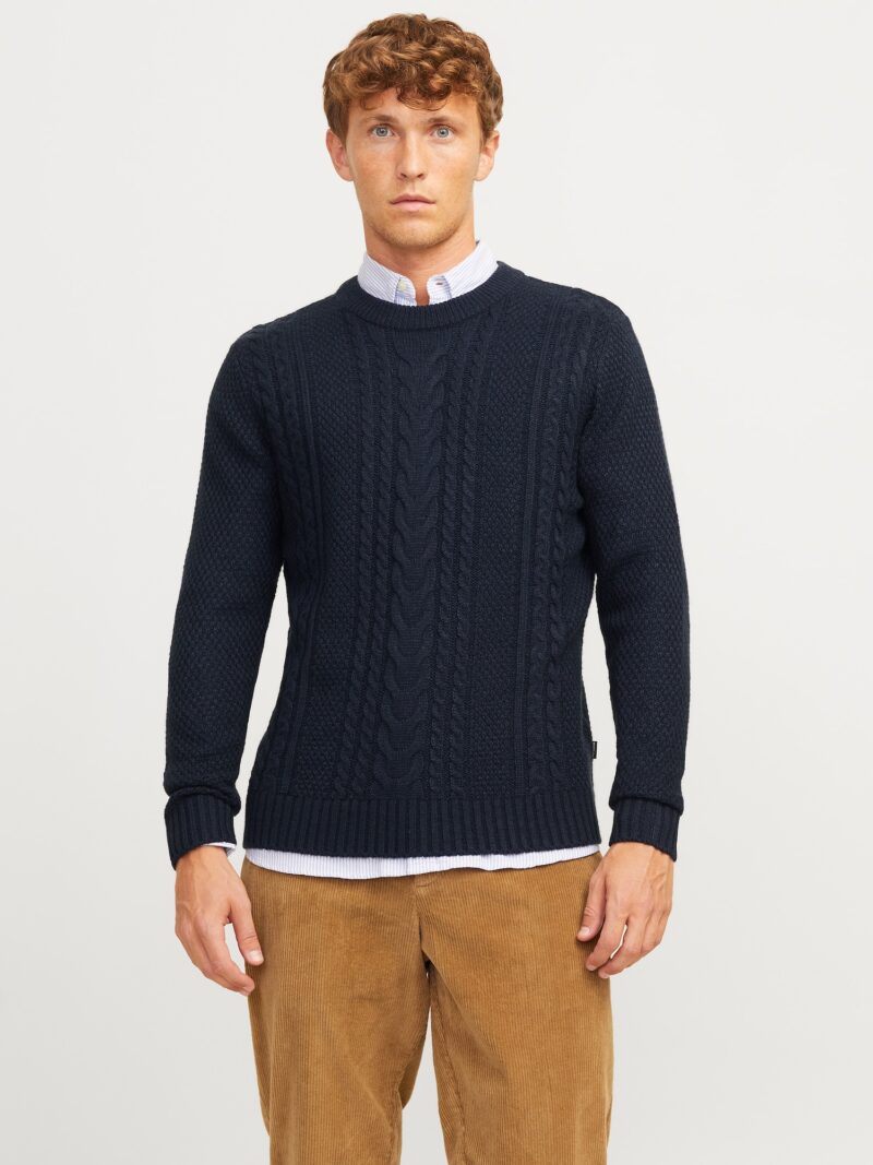 JACK & JONES Pulover 'JJCRAIG'  bleumarin / albastru noapte preţ