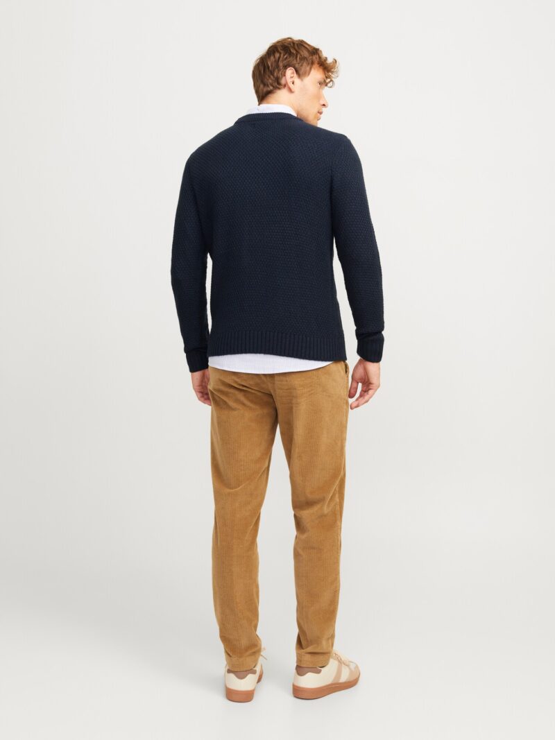 Original JACK & JONES Pulover 'JJCRAIG'  bleumarin / albastru noapte