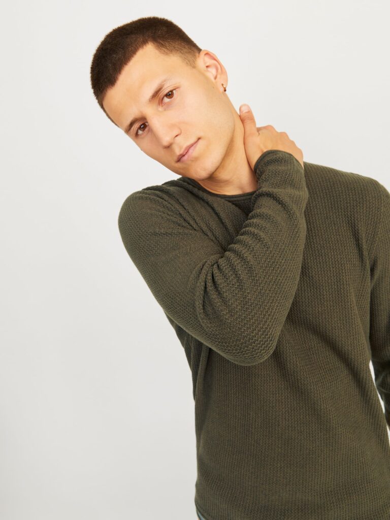 JACK & JONES Pulover 'JJECooper'  oliv preţ