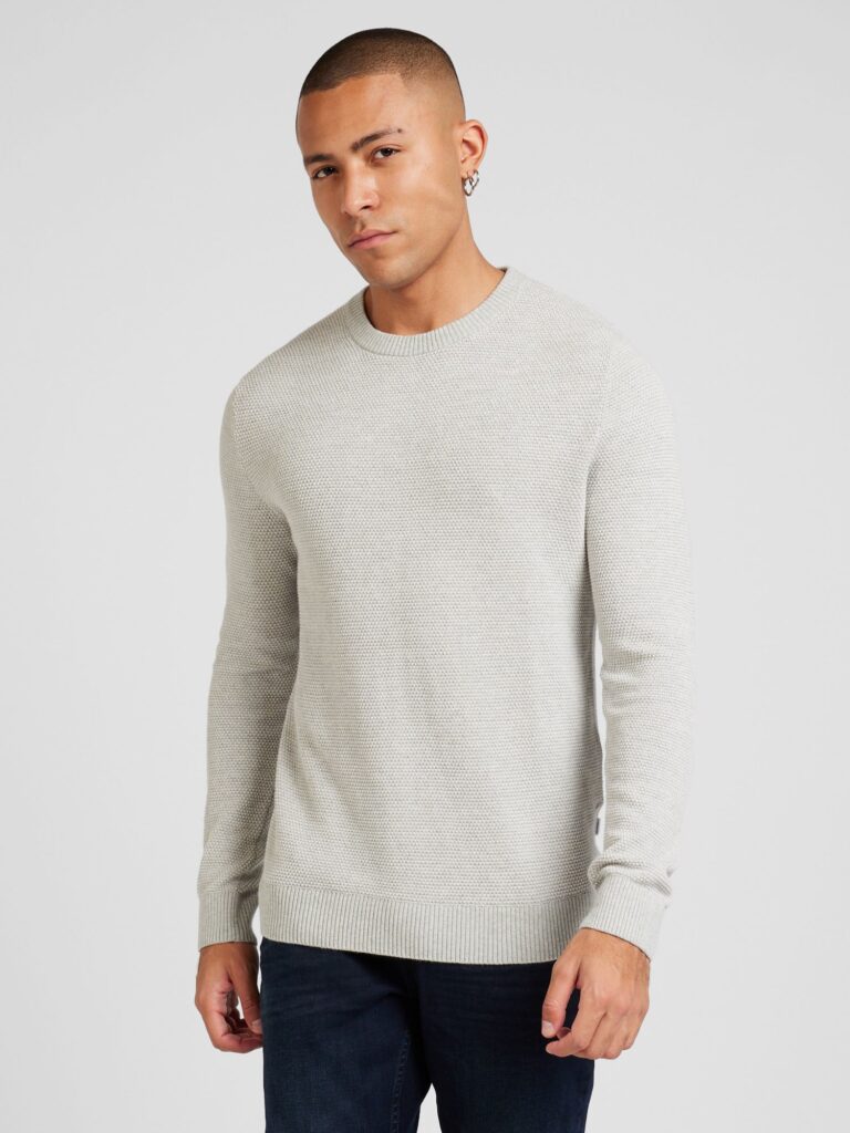 JACK & JONES Pulover 'JJEGlobe'  gri