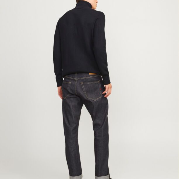 Original JACK & JONES Pulover 'JJEPerfect'  albastru noapte