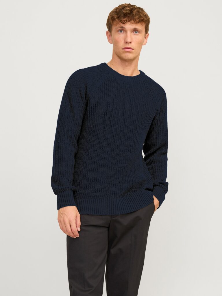 JACK & JONES Pulover 'JJJONES'  bleumarin preţ