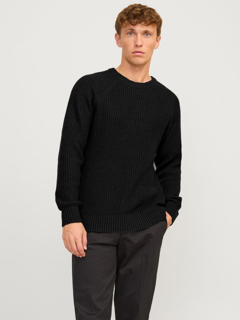 JACK & JONES Pulover 'JJJONES'  negru preţ