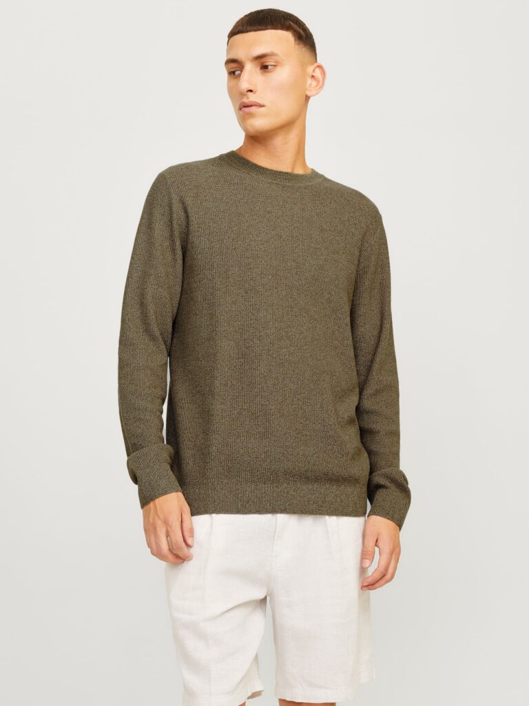 JACK & JONES Pulover 'JPRCCLUCAS'  oliv preţ