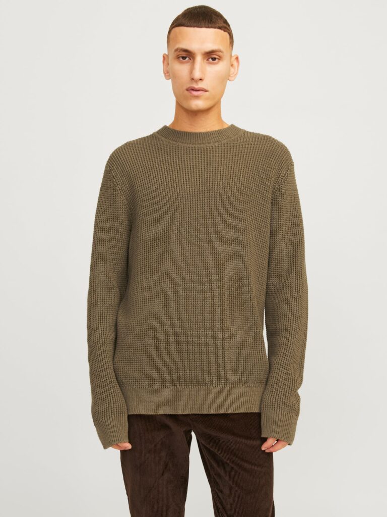 JACK & JONES Pulover 'JPRCCVIGGO'  oliv