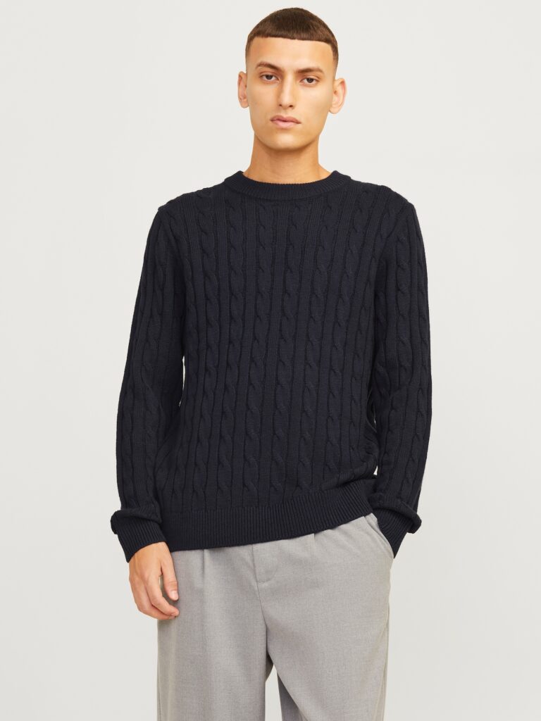 JACK & JONES Pulover 'Ross'  bleumarin preţ