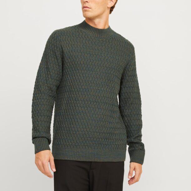 JACK & JONES Pulover 'Ziggi'  albastru / oliv