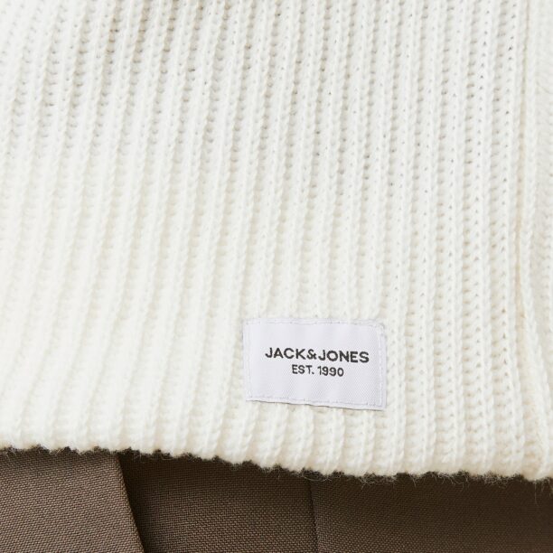 JACK & JONES Pulover  alb