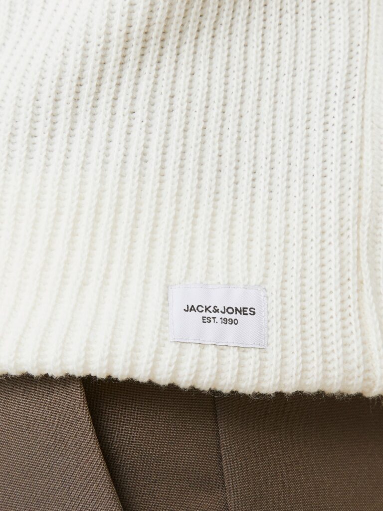 JACK & JONES Pulover  alb