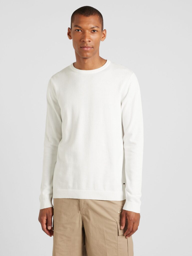 JACK & JONES Pulover  alb