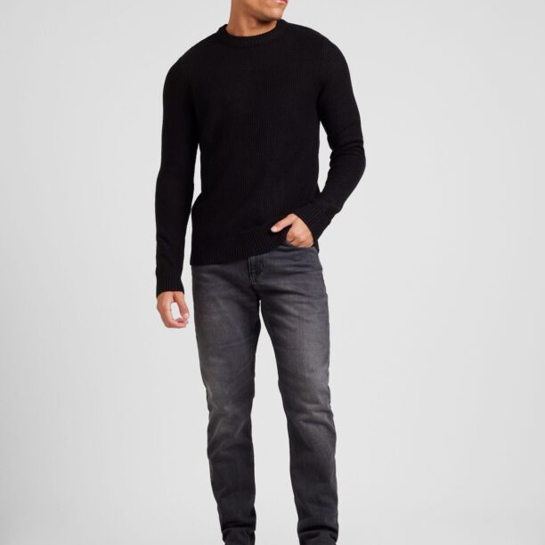 JACK & JONES Pulover  negru