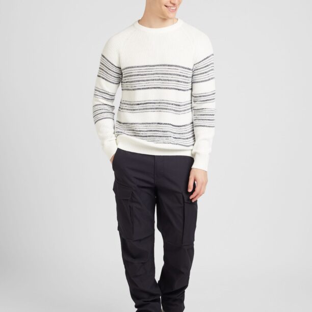 Preţ JACK & JONES Pulover  negru / alb