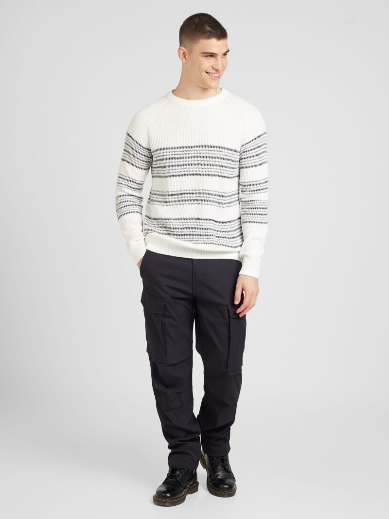 Preţ JACK & JONES Pulover  negru / alb