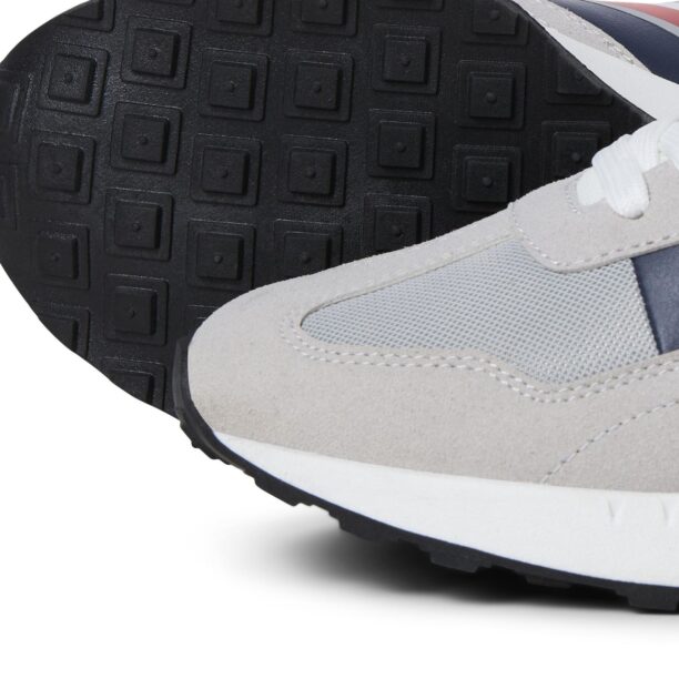 Cumpăra JACK & JONES Sneaker low 'JFWBoston'  bleumarin / gri deschis / roșu / alb