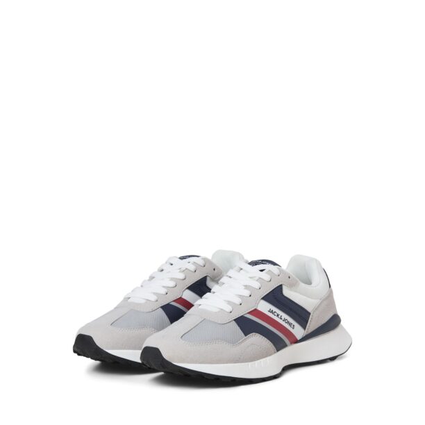 Preţ JACK & JONES Sneaker low 'JFWBoston'  bleumarin / gri deschis / roșu / alb