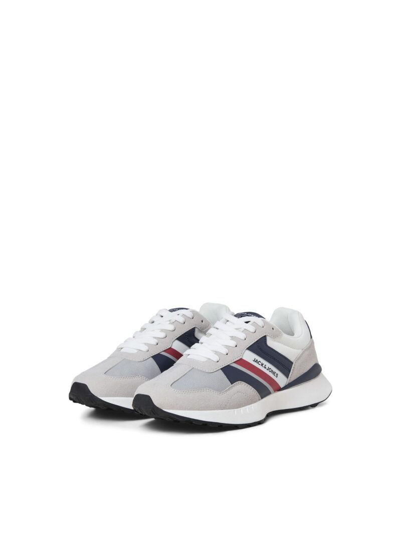 Preţ JACK & JONES Sneaker low 'JFWBoston'  bleumarin / gri deschis / roșu / alb