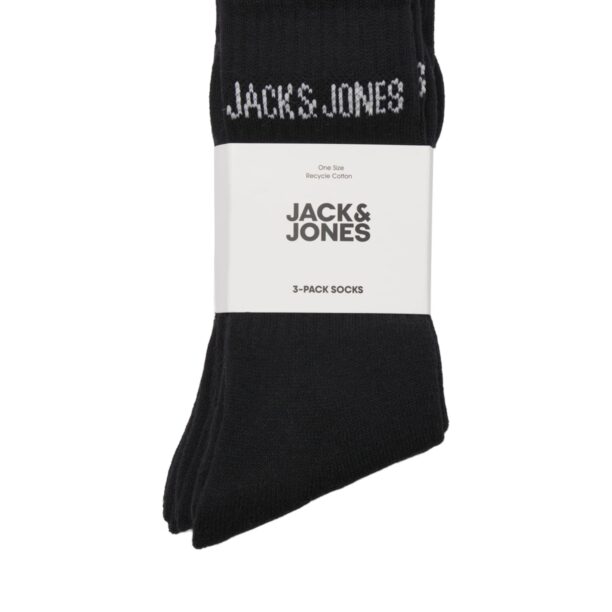 JACK & JONES Șosete 'JACREGEN'  negru / alb preţ