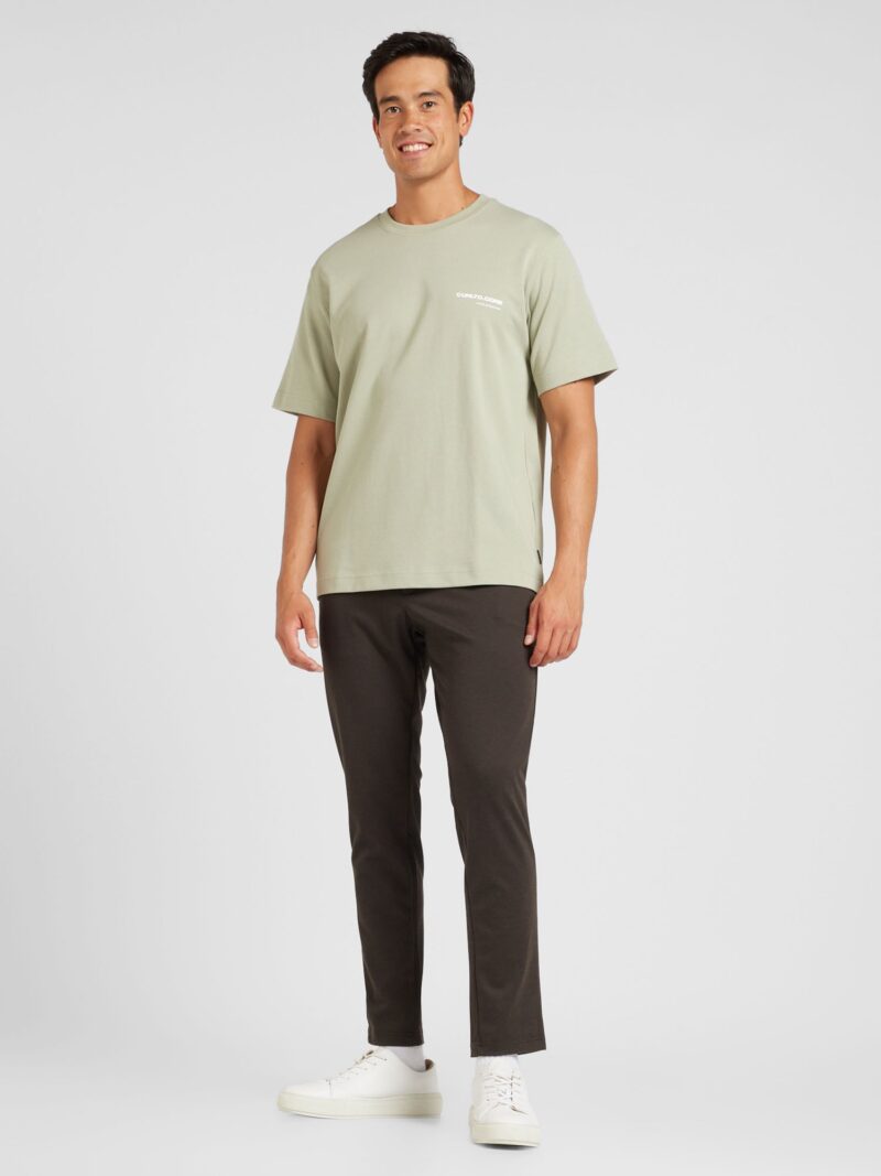 JACK & JONES Tricou 'JCOAERO'  verde pastel / alb preţ