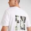 JACK & JONES Tricou 'JCOBERLIN'  gri fumuriu / verde deschis / negru / alb