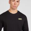 JACK & JONES Tricou 'JCORESET'  galben deschis / negru