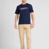 JACK & JONES Tricou 'JJALVIS'  bleumarin / lila / alb