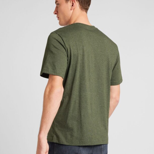 JACK & JONES Tricou 'JJALVIS'  oliv / portocaliu închis / alb preţ