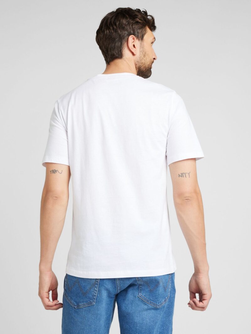 Cumpăra JACK & JONES Tricou 'JJDELVIN'  albastru marin / roșu deschis / alb