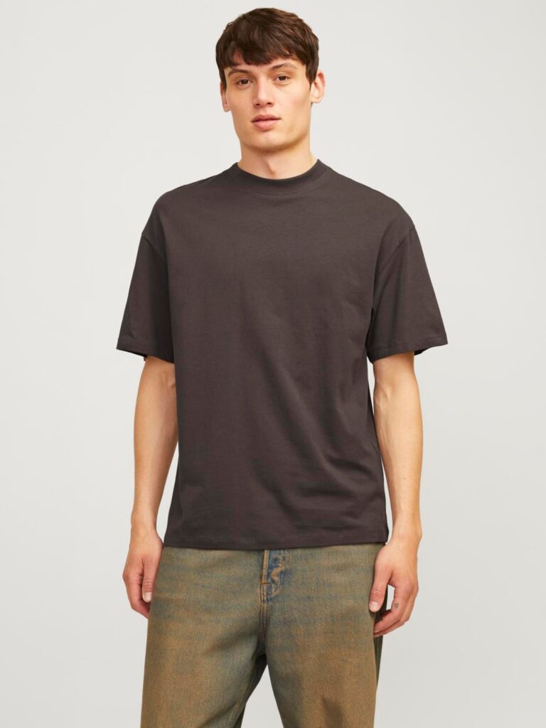 JACK & JONES Tricou 'JJEBRADLEY'  maro închis