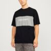 JACK & JONES Tricou 'JJELegacy'  gri amestecat / negru / alb