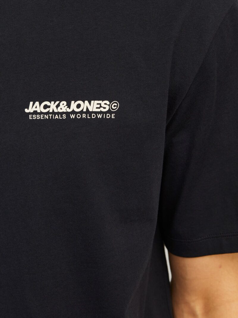 Cumpăra JACK & JONES Tricou 'JJELegacy'  negru / alb