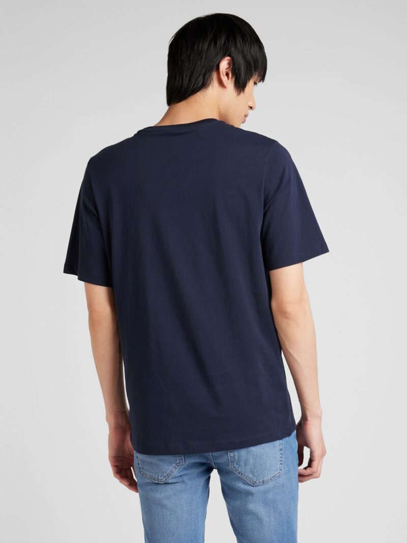 JACK & JONES Tricou 'JJFLOOR'  bleumarin / gri / alb preţ