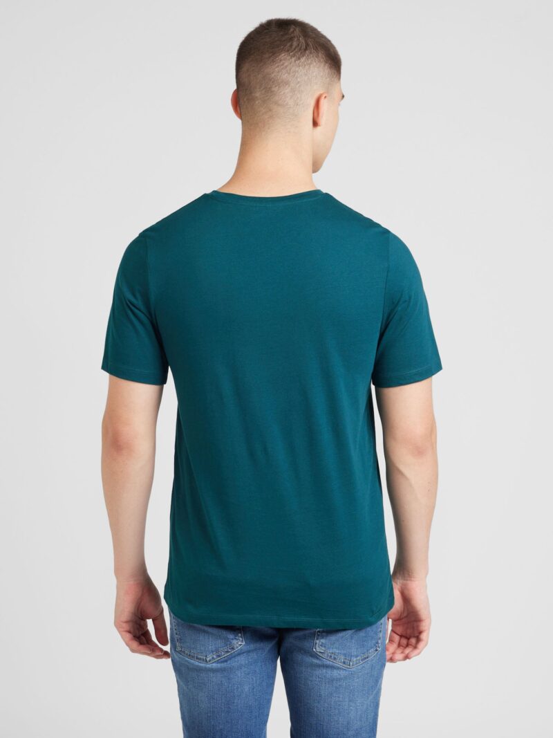 JACK & JONES Tricou 'JJNOLAN'  albastru marin / verde închis / alb