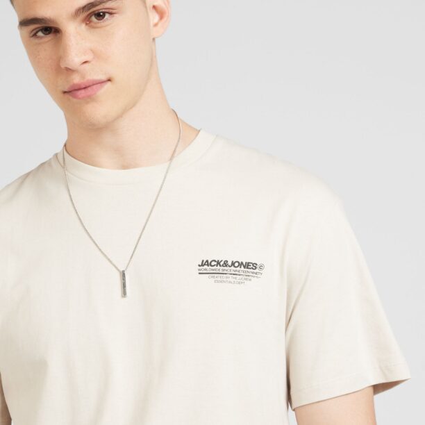 JACK & JONES Tricou 'JJOLIVE'  bej / negru preţ