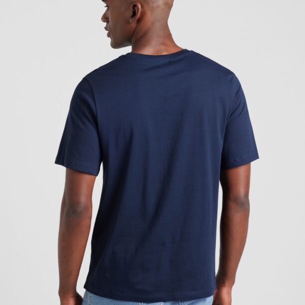 JACK & JONES Tricou 'JJSOUTH'  bleumarin / roșu / alb