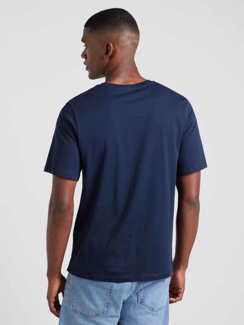 JACK & JONES Tricou 'JJSOUTH'  bleumarin / roșu / alb