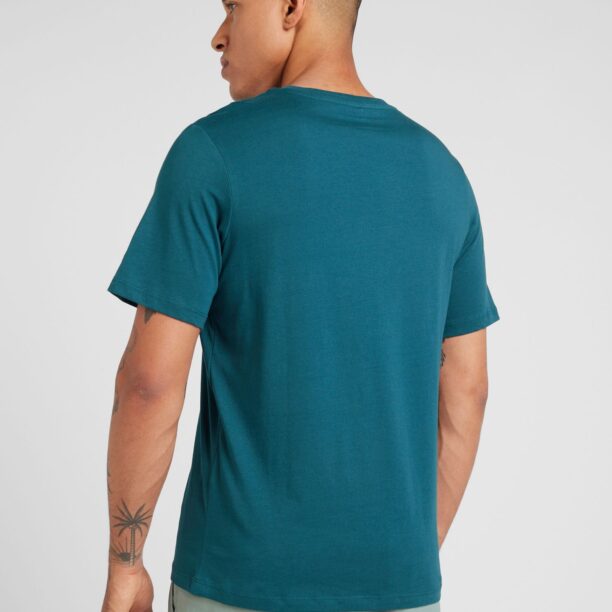 JACK & JONES Tricou 'JJSOUTH'  verde petrol / verde pastel / alb