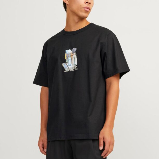 Cumpăra JACK & JONES Tricou 'JORBrooklyn'  albastru deschis / gri / portocaliu / negru