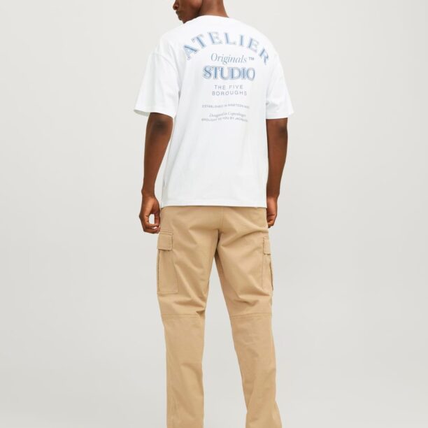 JACK & JONES Tricou 'JORBrooklyn'  opal / alb