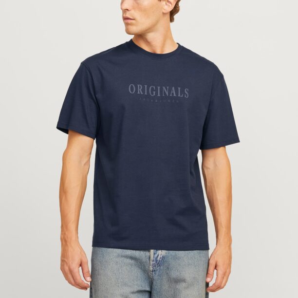 JACK & JONES Tricou 'JORFrederiksberg'  bleumarin / opal preţ