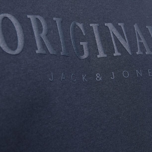 JACK & JONES Tricou 'JORFrederiksberg'  bleumarin / opal