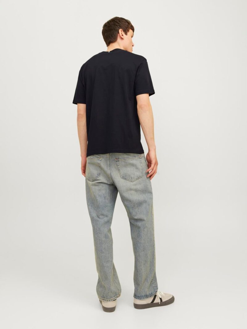 JACK & JONES Tricou 'JORFrederiksberg'  safir / verde pastel / negru / alb preţ