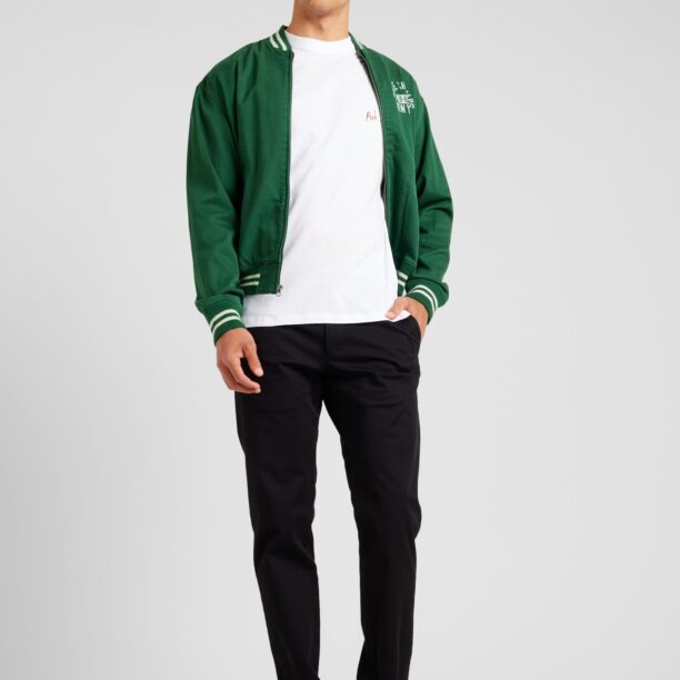 JACK & JONES Tricou 'JORNOTO'  maro ruginiu / alb preţ