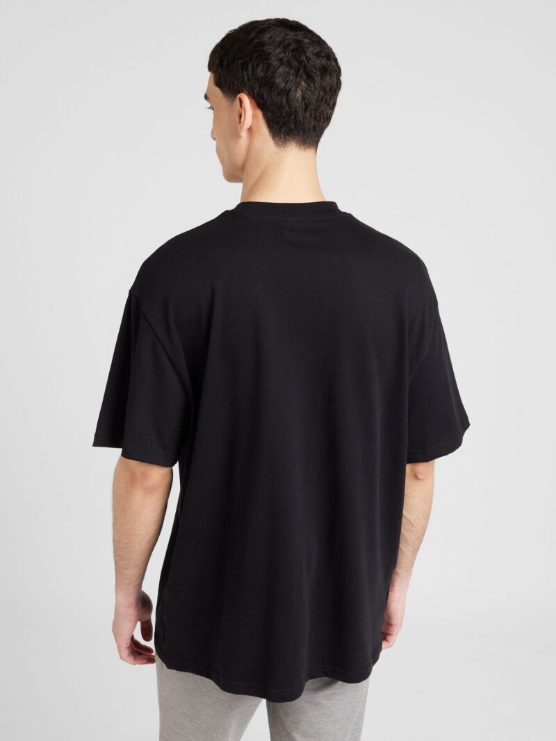 JACK & JONES Tricou 'JPRBLAHARVEY'  negru / alb