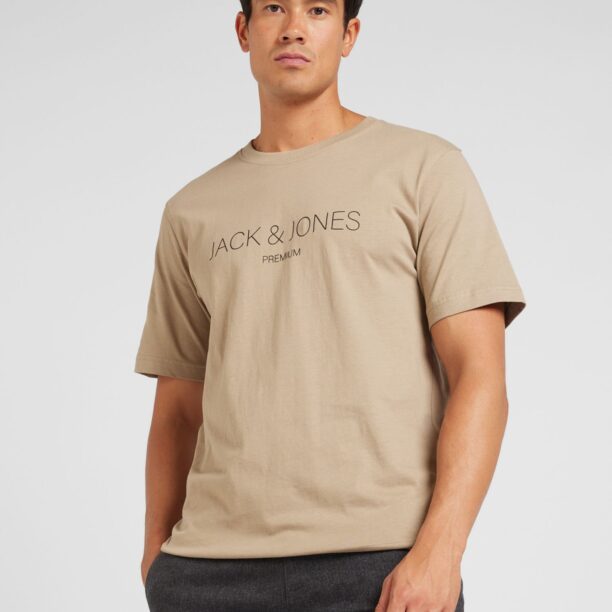 JACK & JONES Tricou 'JPRBLAJARED'  gri taupe / negru preţ