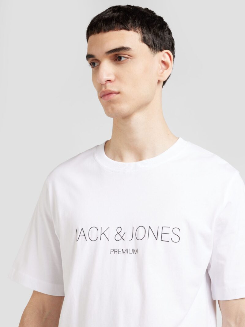 Preţ JACK & JONES Tricou 'JPRBLAJARED'  negru / alb