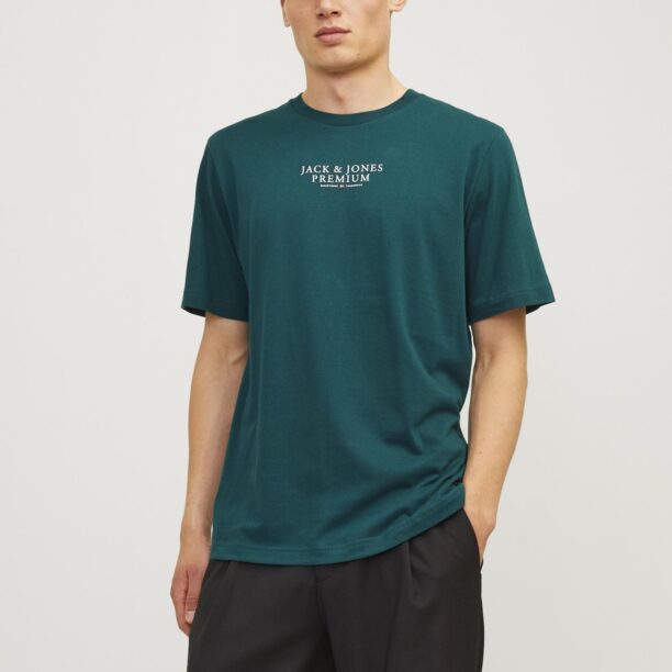 JACK & JONES Tricou 'JPRBLUARCHIE'  verde / roșu / alb