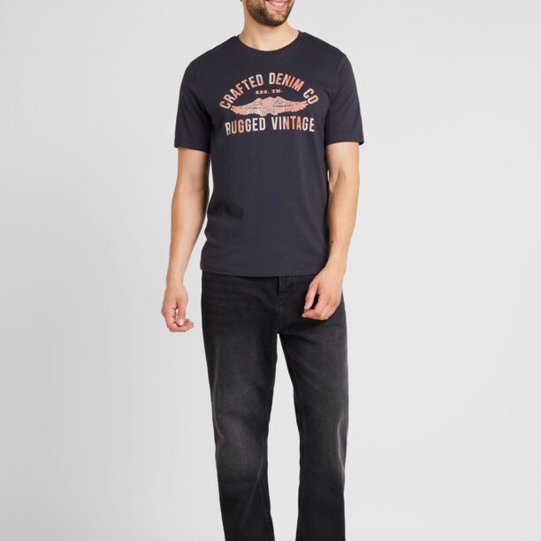 Cumpăra JACK & JONES Tricou 'JPRBLUOLLIE'  bleumarin / portocaliu