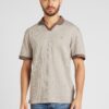 JACK & JONES Tricou 'JPRCCWILLAS'  ciocolatiu / gri deschis