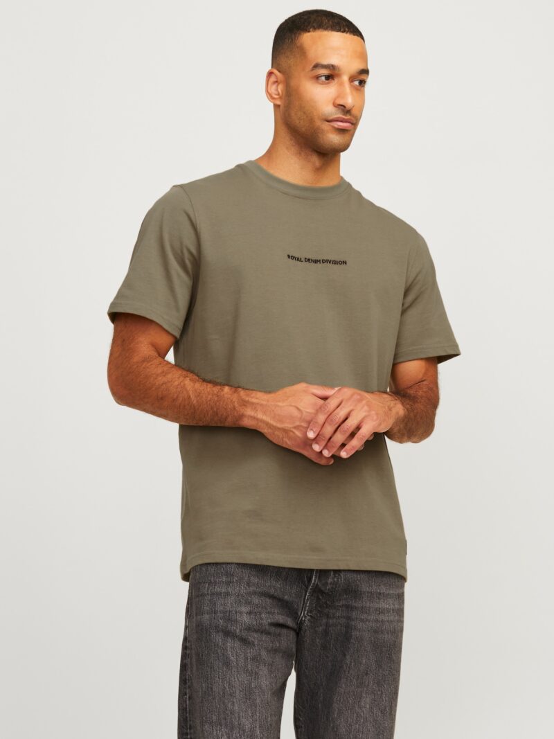 JACK & JONES Tricou 'RDDBARRY'  kaki / roșu / negru preţ